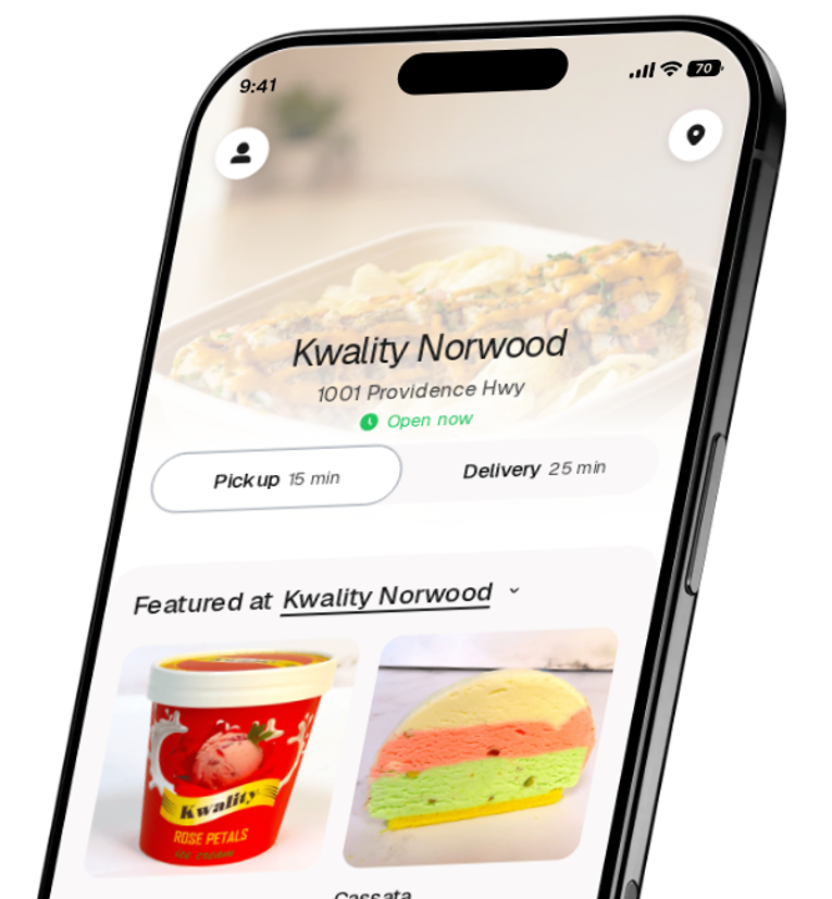 Kwality Norwood app preview