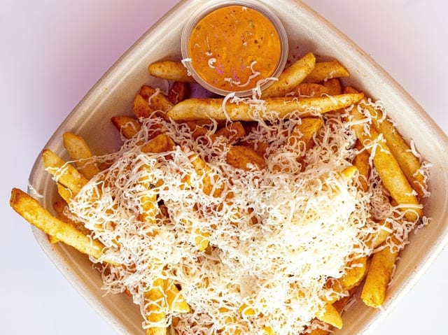 Masala Pepper Cheese Fries.